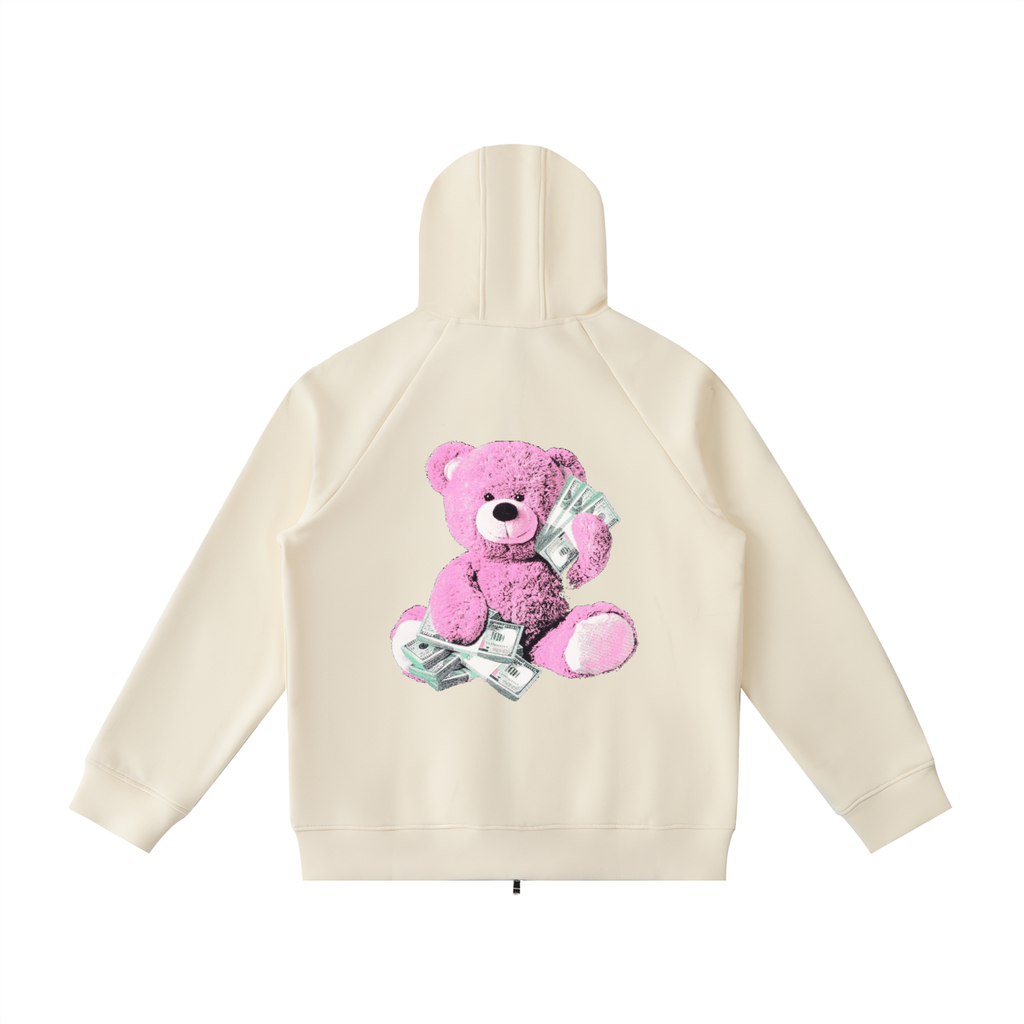 Heavyweight Raglan Sleeve Zip Hoodie