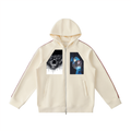 Heavyweight Raglan Sleeve Zip Hoodie